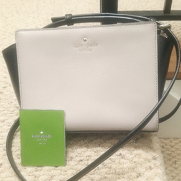 kate spade Handbags - NWOT Kate Spade Black and Gray Crossbody